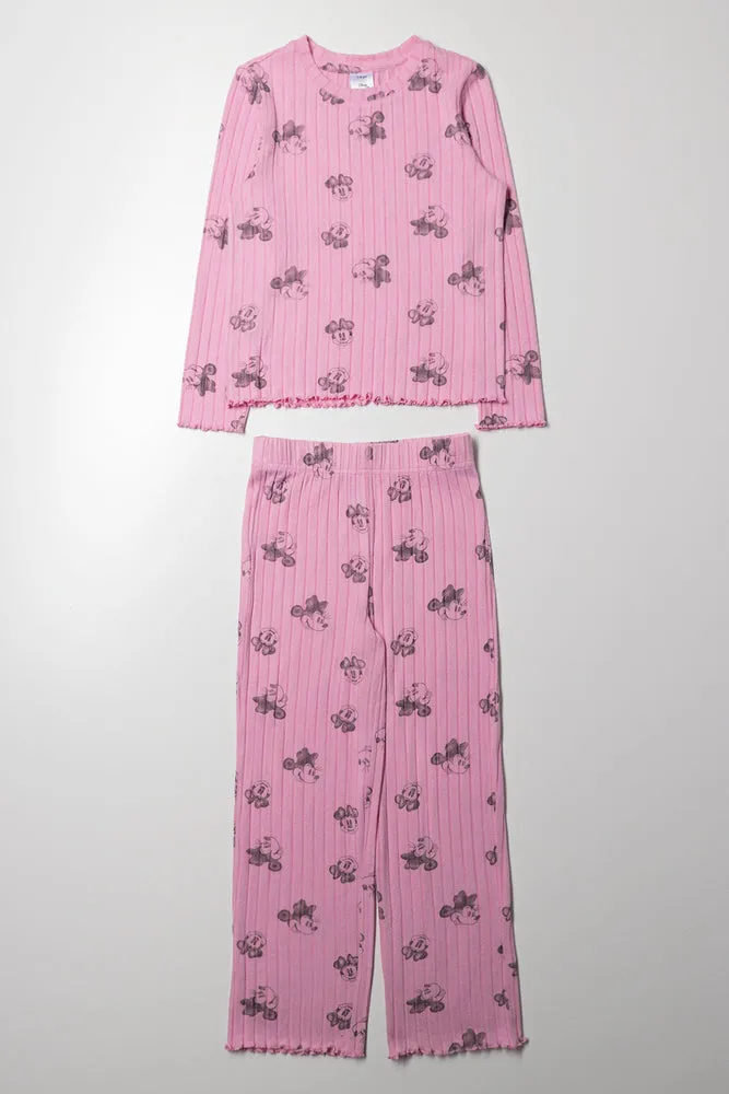 Minnie Mouse Pyjama Set Pink sold by Ackermas
