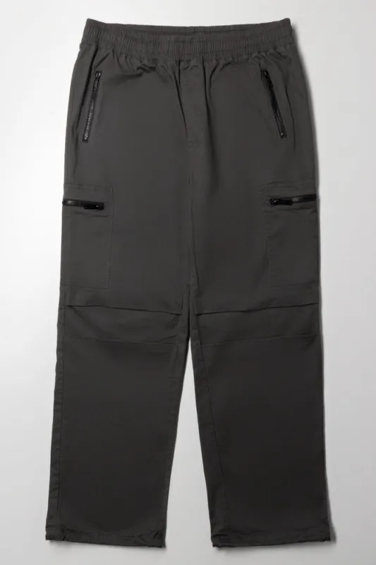 Twill Jogger Charcoal sold by Ackermas