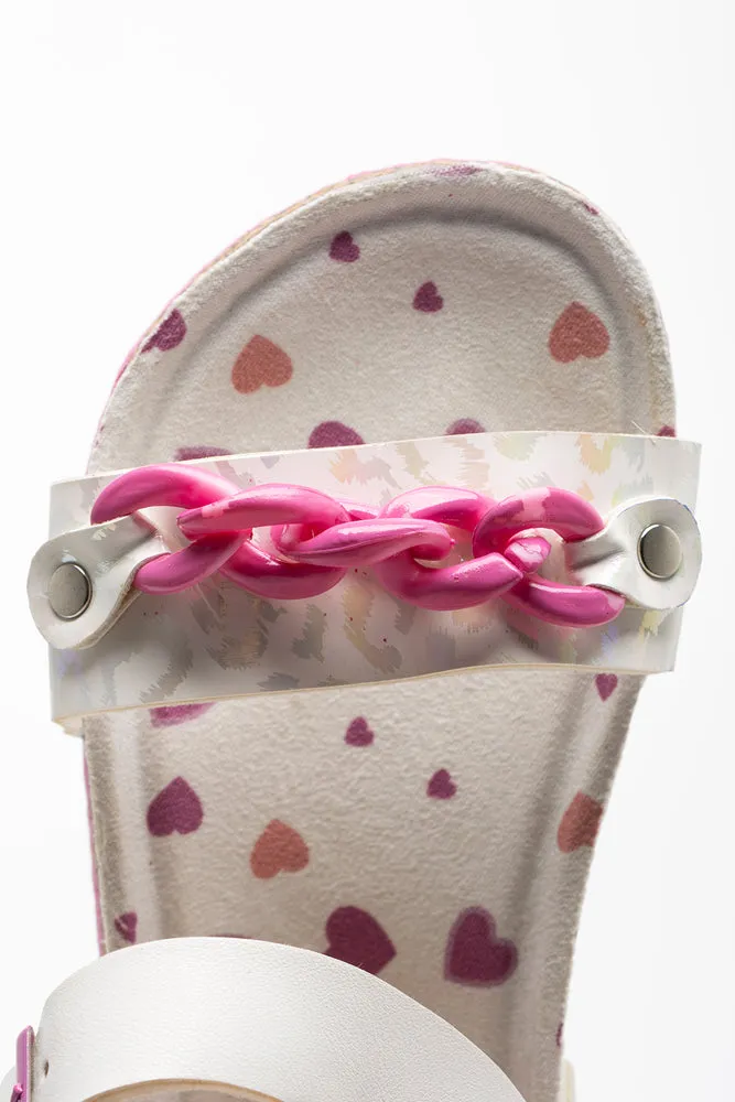 Chain Sandal White sold by Ackermas product image thumbnail 5