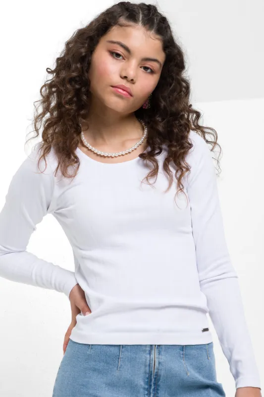 Crew Neck Tshirt Seamless White sold by Ackermas