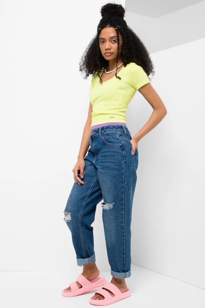 Seamfree T Shirt Lime sold by Ackermas product image thumbnail 2