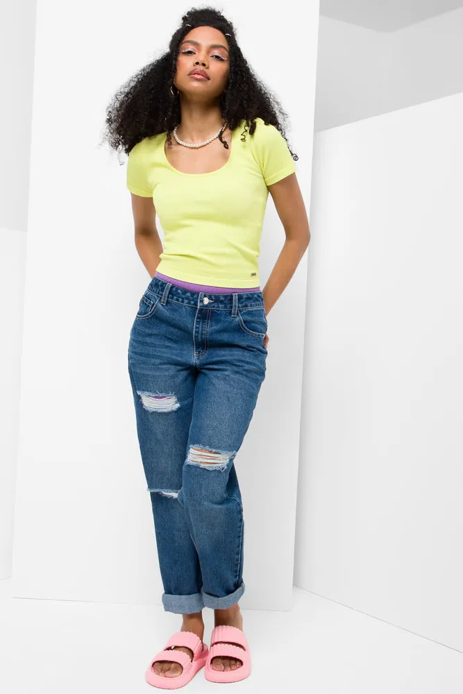 Seamfree T Shirt Lime sold by Ackermas