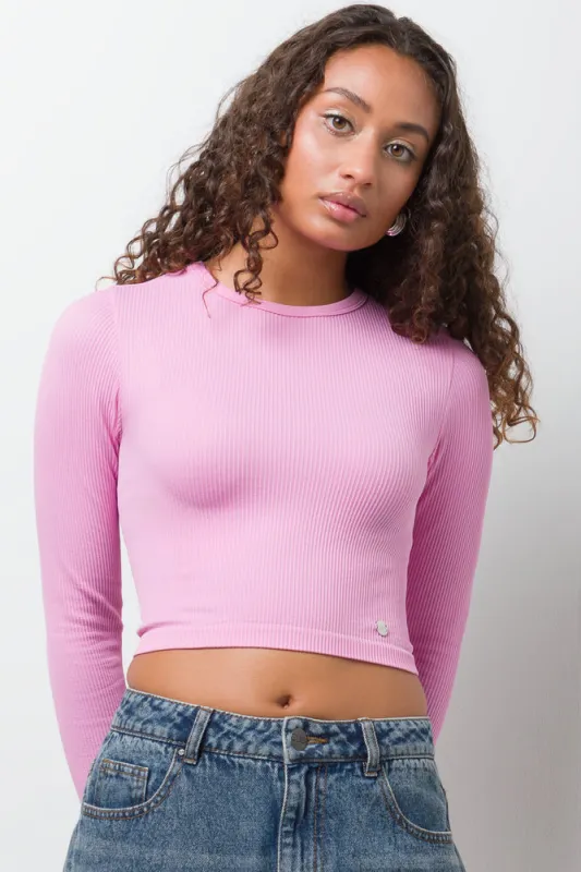 SEAMLESS LONGSLEEVE LILAC sold by Ackermas