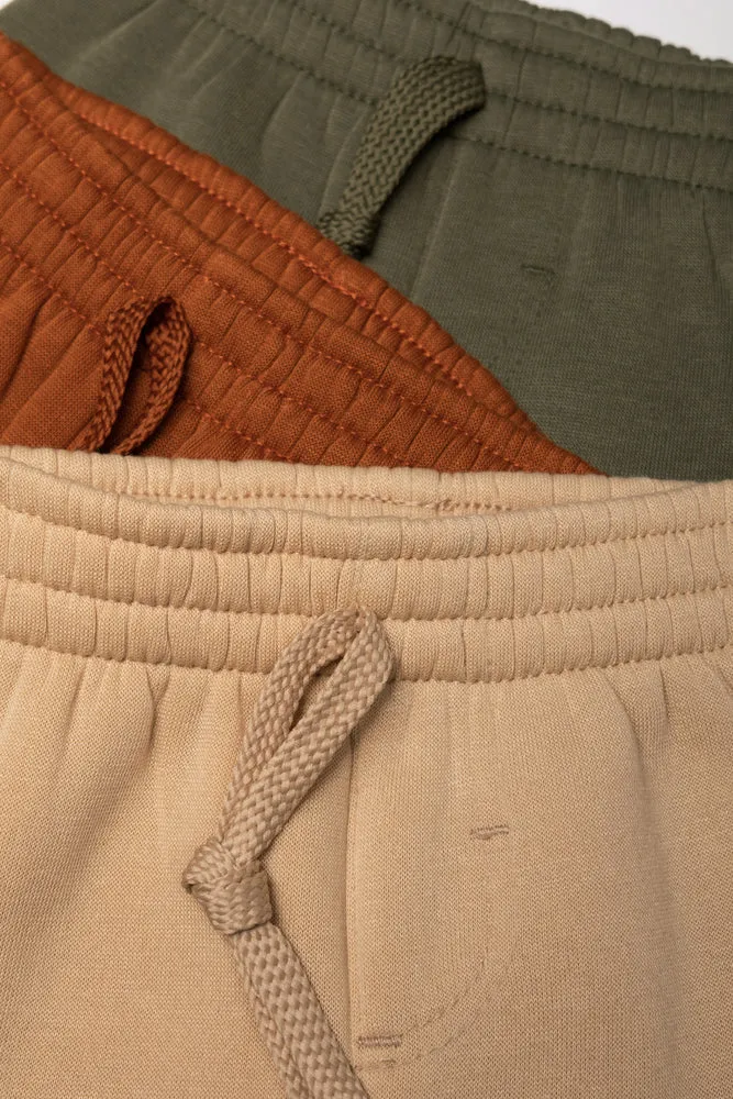 3 PACK TRACK PANTS TABACCO STONE AND FATIGUE sold by Ackermas product image thumbnail 2