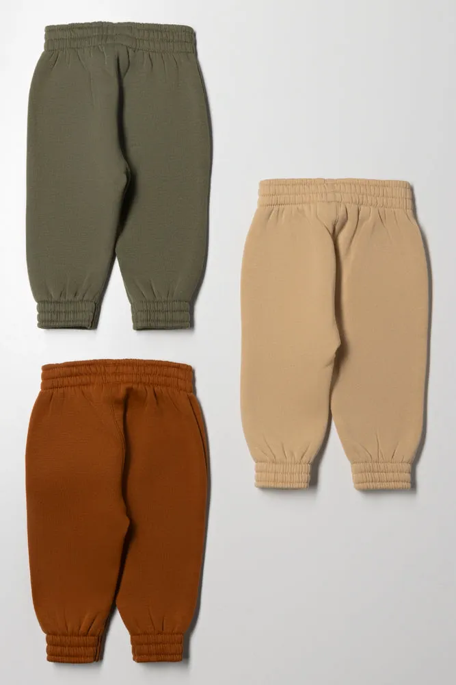 3 PACK TRACK PANTS TABACCO STONE AND FATIGUE sold by Ackermas product image thumbnail 3