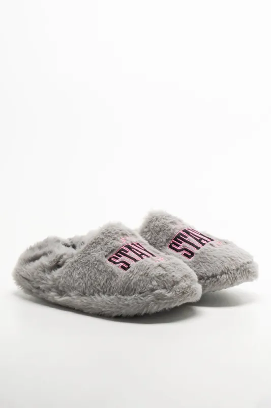 Stay Up Late Slipper Charcoal sold by Ackermas