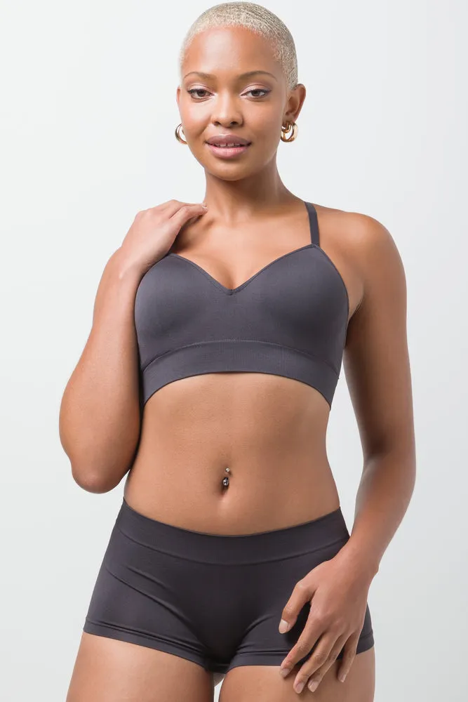 3PK SEAMFREE BOYLEG GREY NUDE AND BLUE sold by Ackermas