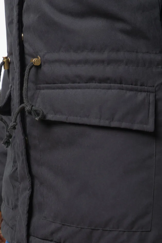 Poly Parka Jacket Black sold by Ackermas product image thumbnail 4