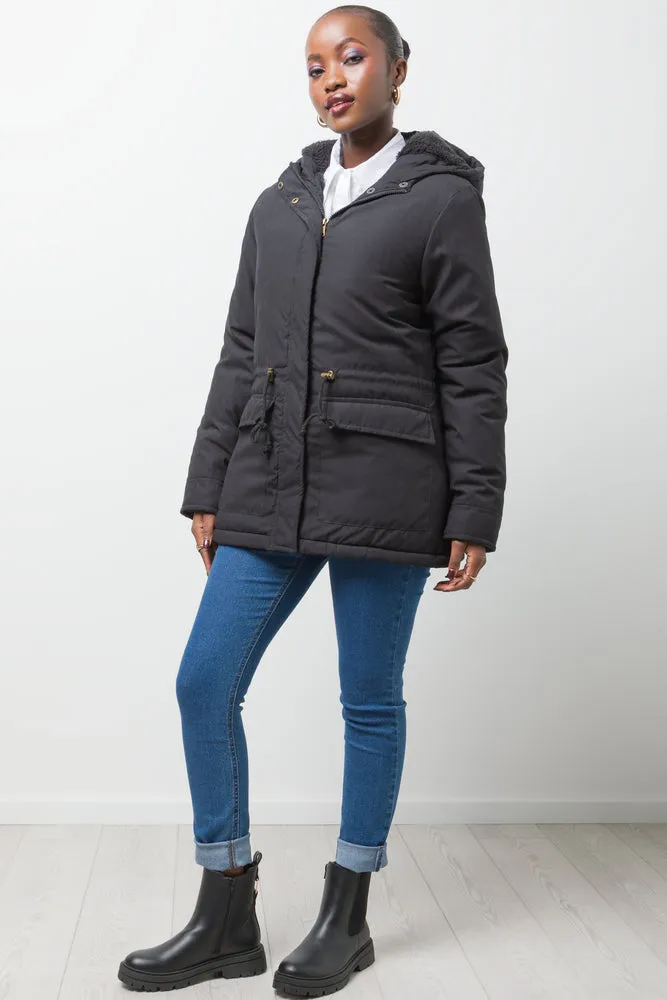 Poly Parka Jacket Black sold by Ackermas product image thumbnail 2