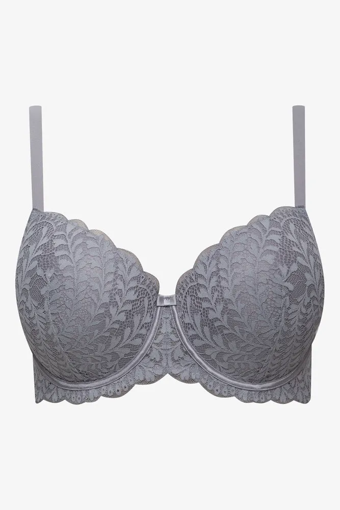 2PK AUTUM LACE BALCONETTE BRA - BIG BLUE AND GREY sold by Ackermas product image thumbnail 2