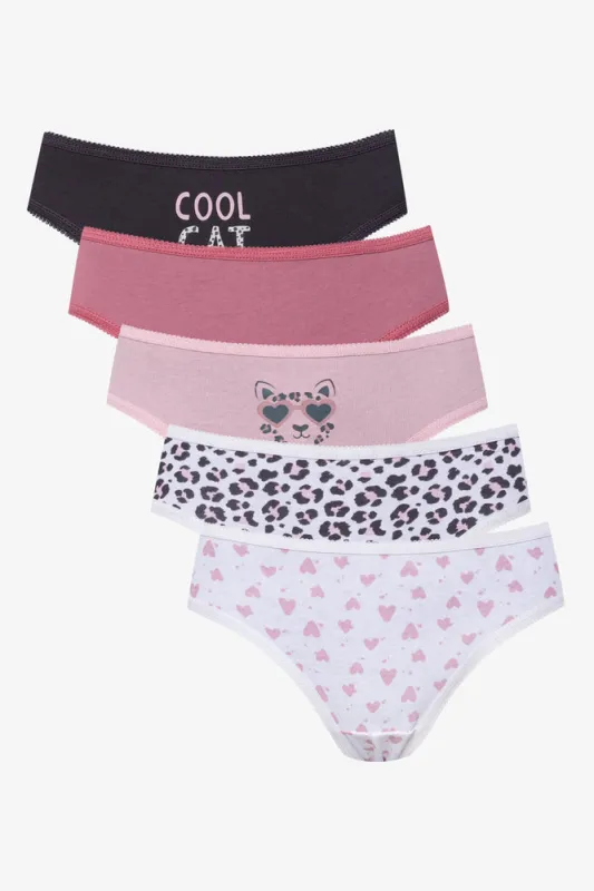 5 Pack Cool Cat Bikini Panties Multi sold by Ackermas