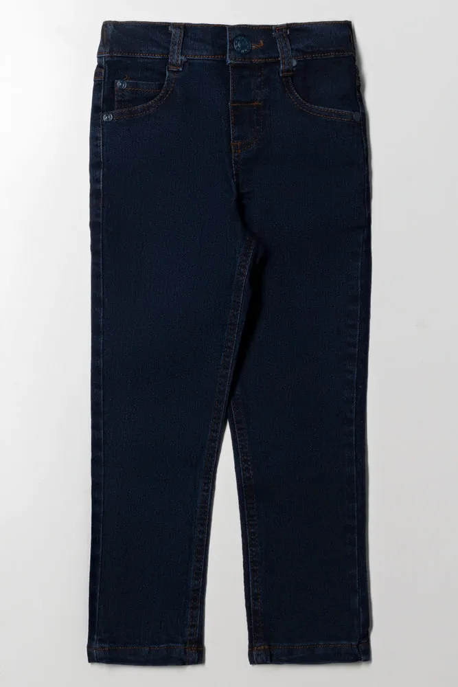 Skinny Denim Jeans Dark Blue sold by Ackermas product image thumbnail 2