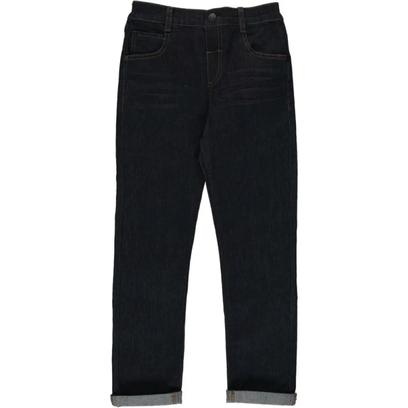 Skinny Denim Jeans Dark Blue sold by Ackermas