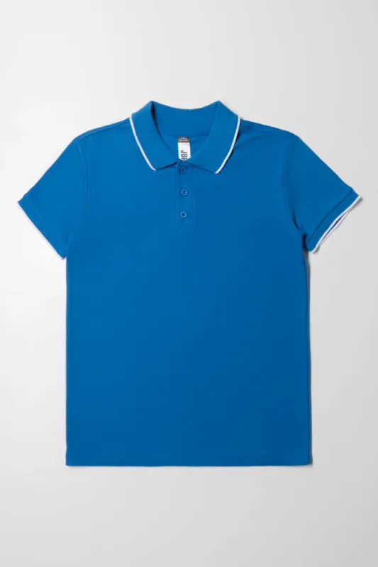 Plain Golfer Bright Blue sold by Ackermas