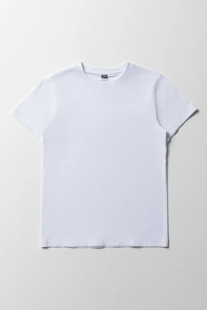 Crew Neck T-Shirt White sold by Ackermas