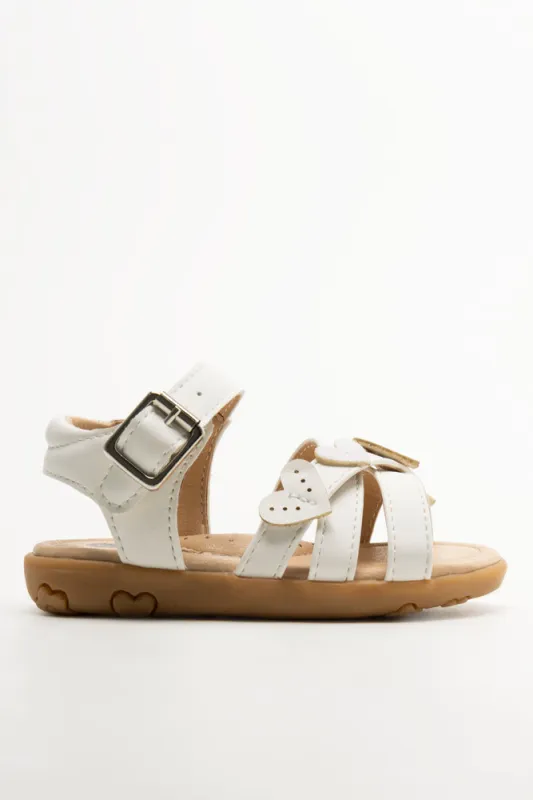 Butterfly Sandals White sold by Ackermas