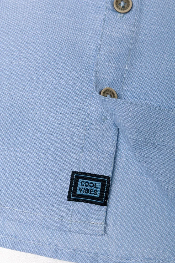 Short Sleeve Shirt Blue sold by Ackermas product image thumbnail 3