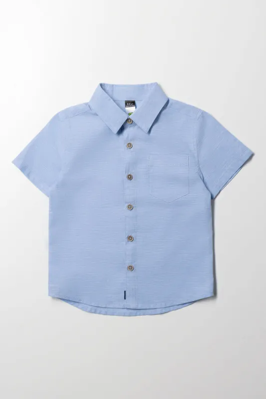 Short Sleeve Shirt Blue sold by Ackermas