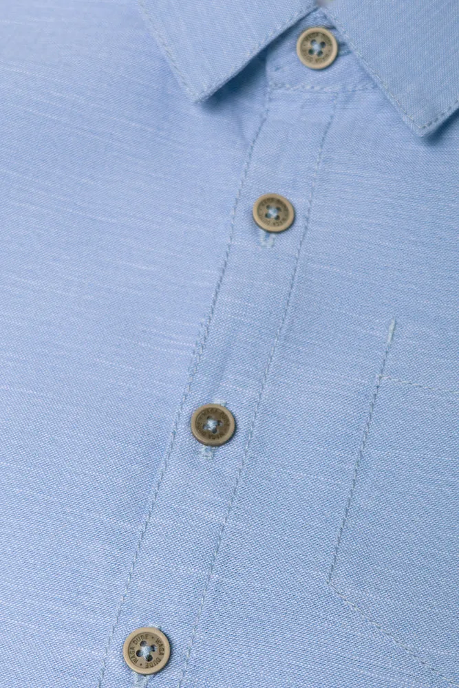 Short Sleeve Shirt Blue sold by Ackermas product image thumbnail 2