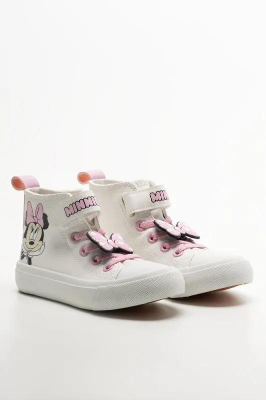 Minnie Mouse High Top Sneakers White sold by Ackermas