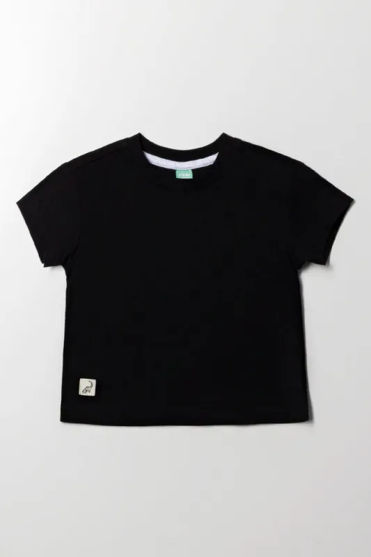 Short Sleeve T-Shirt Black sold by Ackermas
