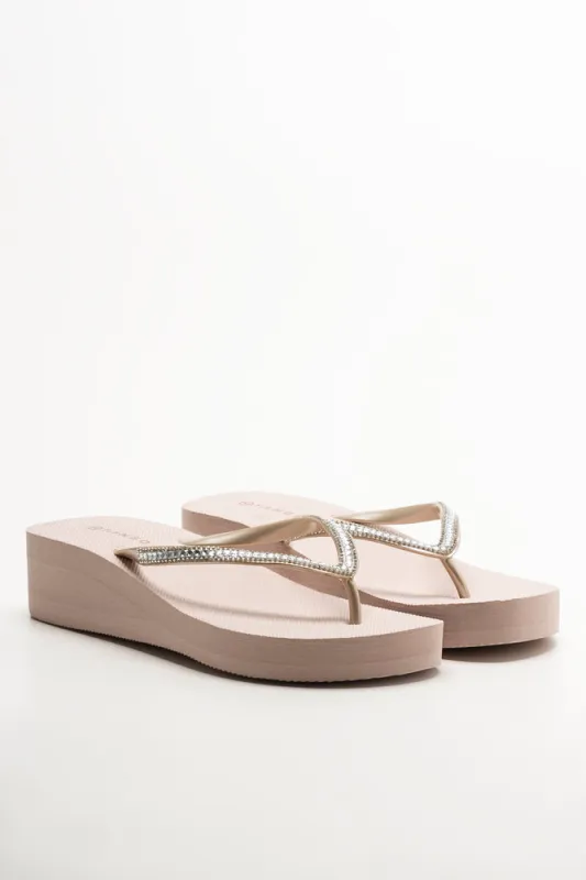 Platform Flip Flop Light Pink sold by Ackermas