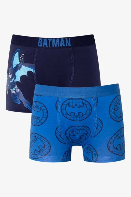 Batman 2 Pack Boxers Blue sold by Ackermas
