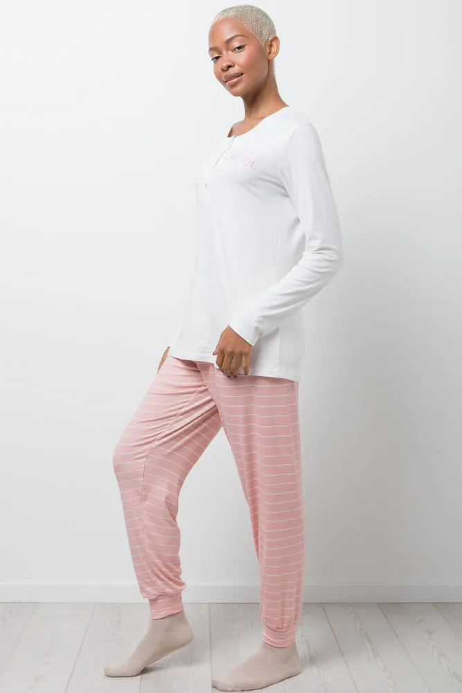 Weekend Mode Pyjamas Pink sold by Ackermas product image thumbnail 2