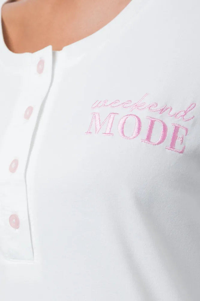 Weekend Mode Pyjamas Pink sold by Ackermas product image thumbnail 4