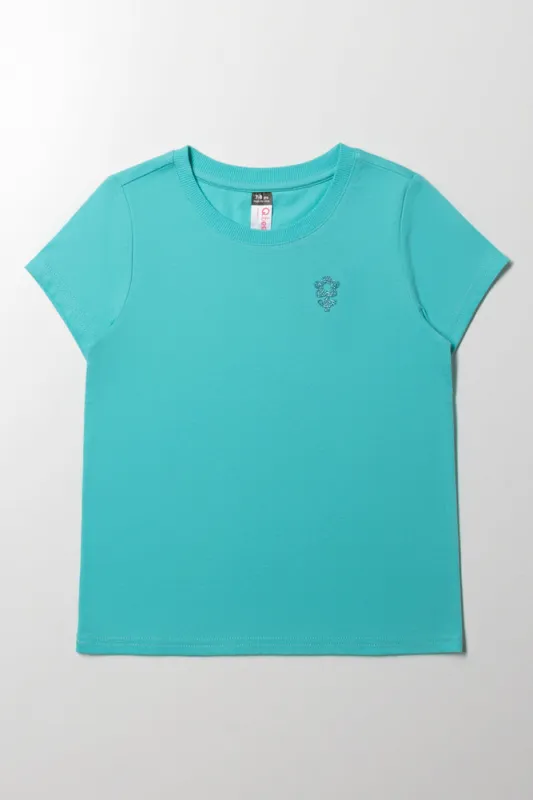 Short Sleeve T-Shirt Blue sold by Ackermas