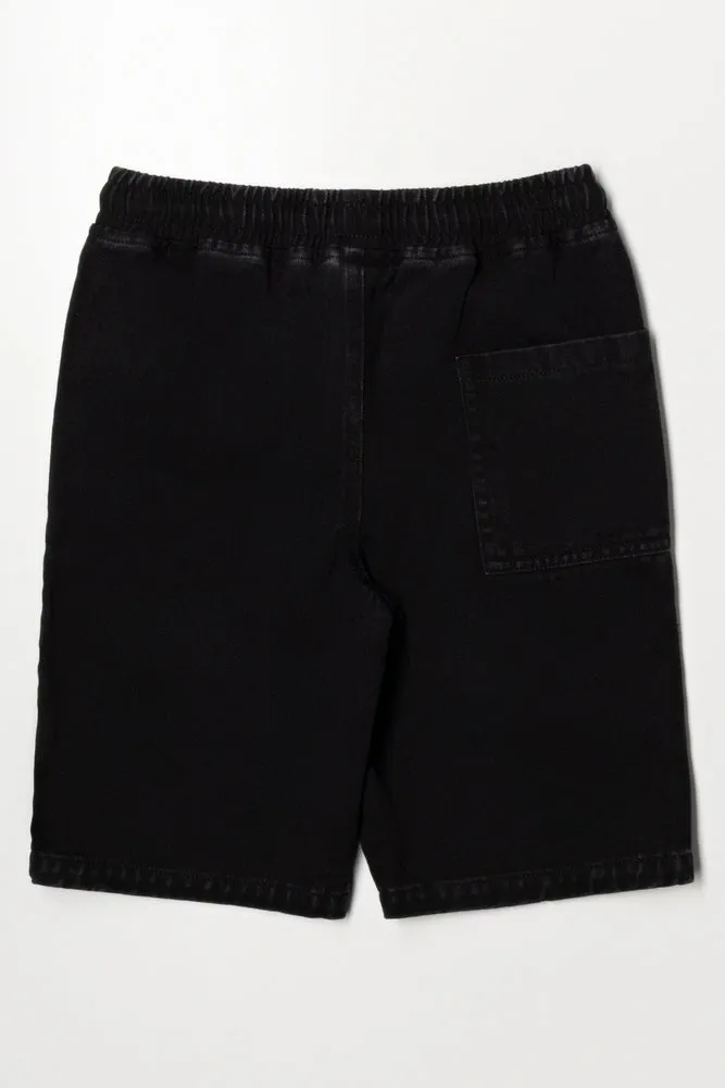 Spider-Man Denim Shorts Black sold by Ackermas product image thumbnail 4