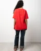Oversized Graphic T-Shirt Red sold by Ackermas
