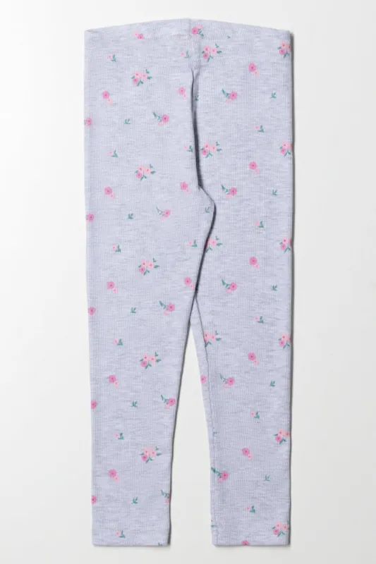 Floral Long Legging Grey sold by Ackermas