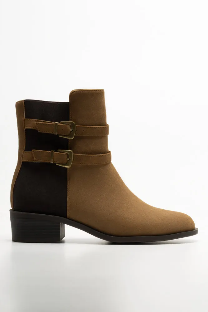 Double Buckle Boot Natural sold by Ackermas product image thumbnail 2