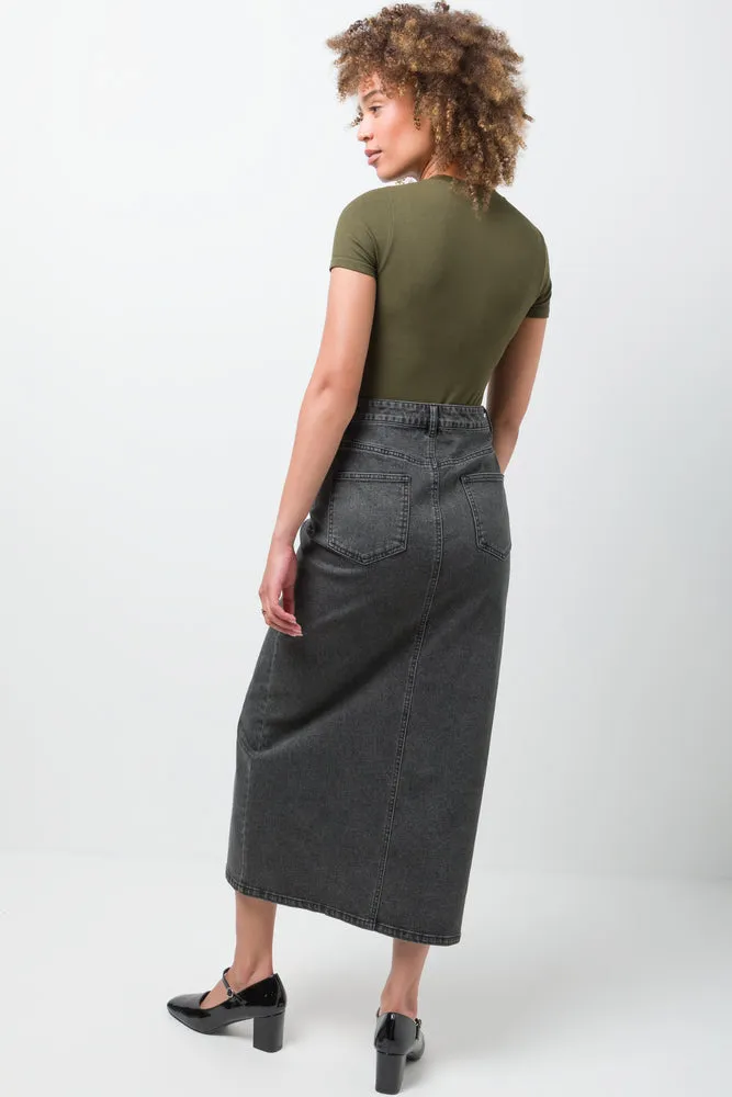 Fine Rib Seamless Bodysuit Ballerina Sleeve Green sold by Ackermas product image thumbnail 3