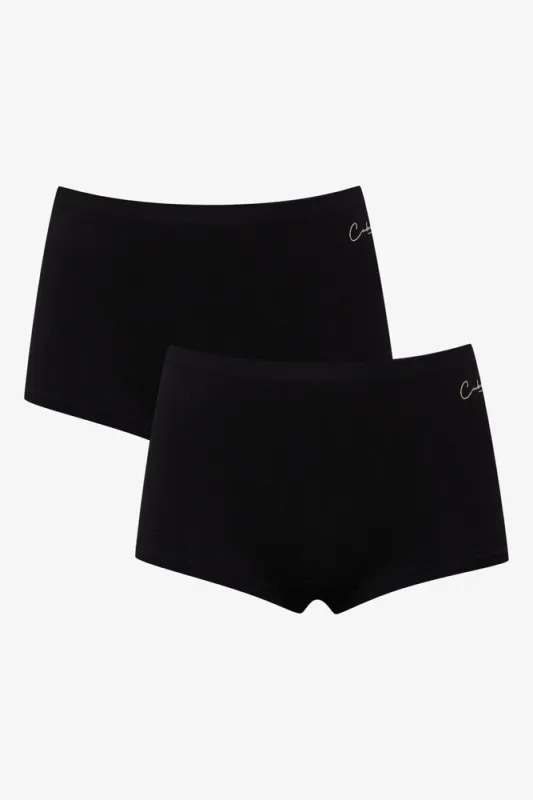 2 Pack Seamfree Panties Black sold by Ackermas