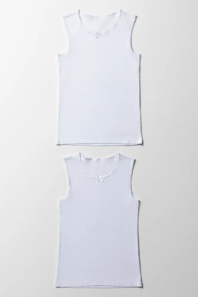 2 Pack Sl Vest White sold by Ackermas
