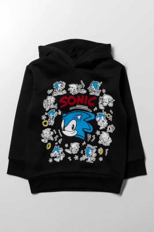 Sonic Hoodie Black sold by Ackermas