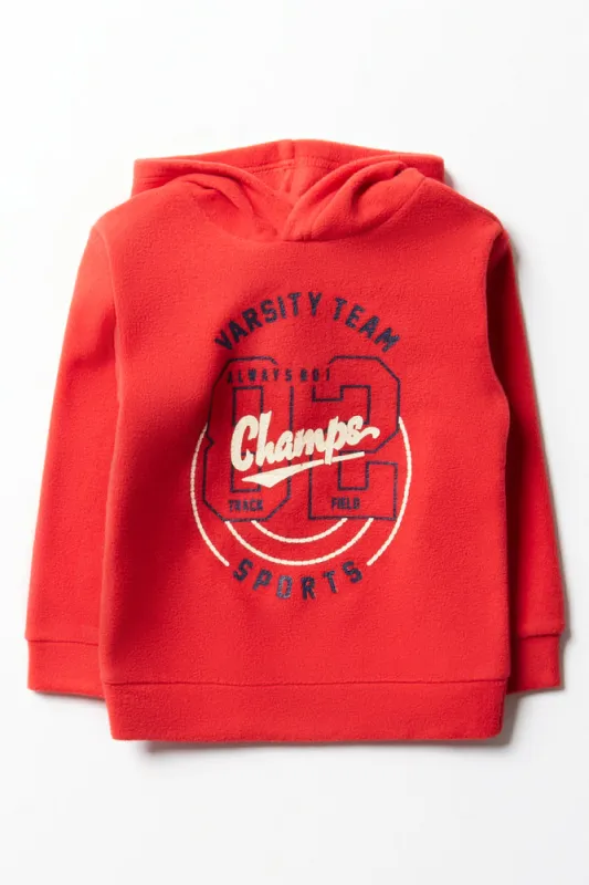 Varsity Hoodie Red sold by Ackermas