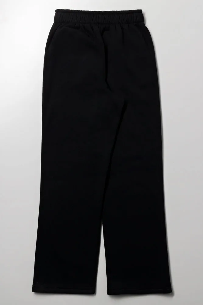 Straight Leg Trackpants Black sold by Ackermas product image thumbnail 3