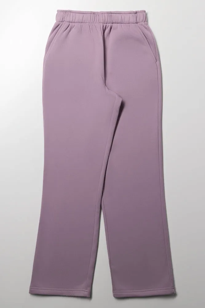Straight Leg Trackpants Purple sold by Ackermas