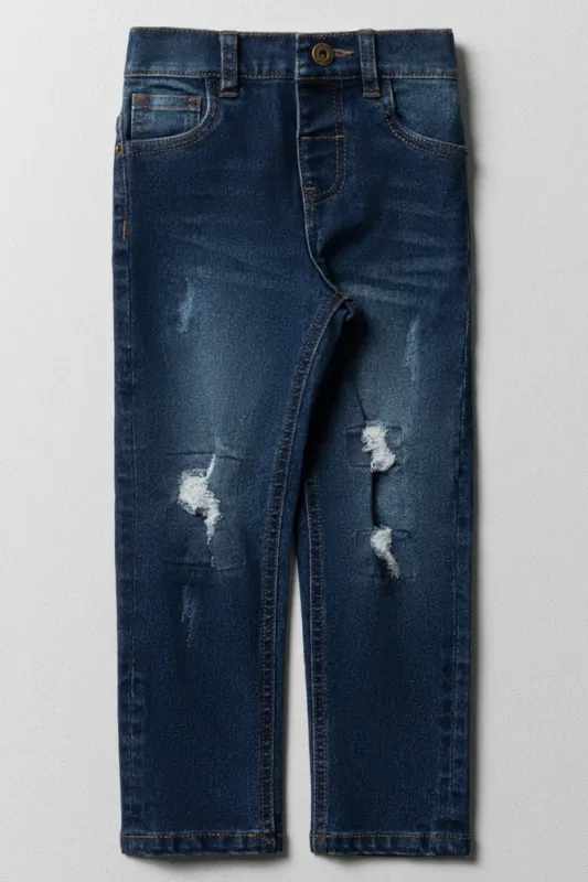 Styled Skinny Denim Rip And Repair Light Blue sold by Ackermas