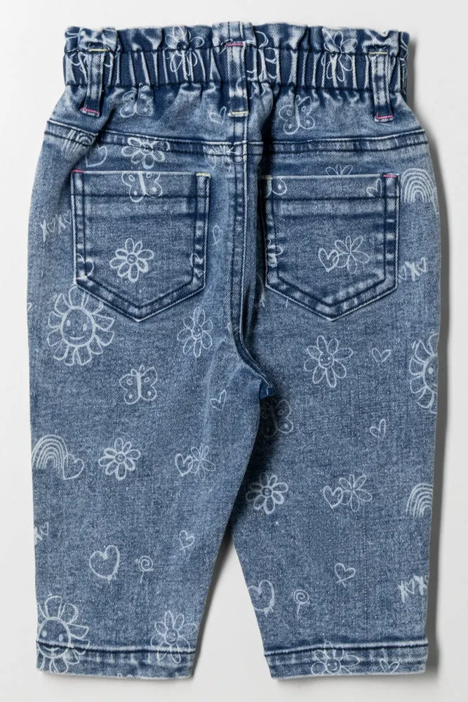 Mom Denim Jean Blue sold by Ackermas product image thumbnail 4