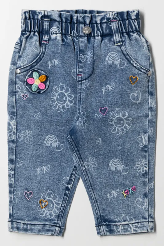 Mom Denim Jean Blue sold by Ackermas