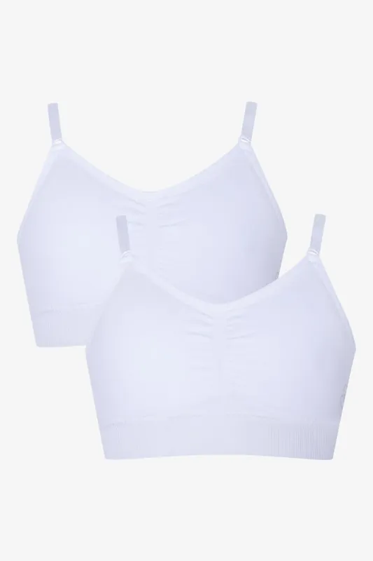 2 Pack Seamfree Bra White sold by Ackermas