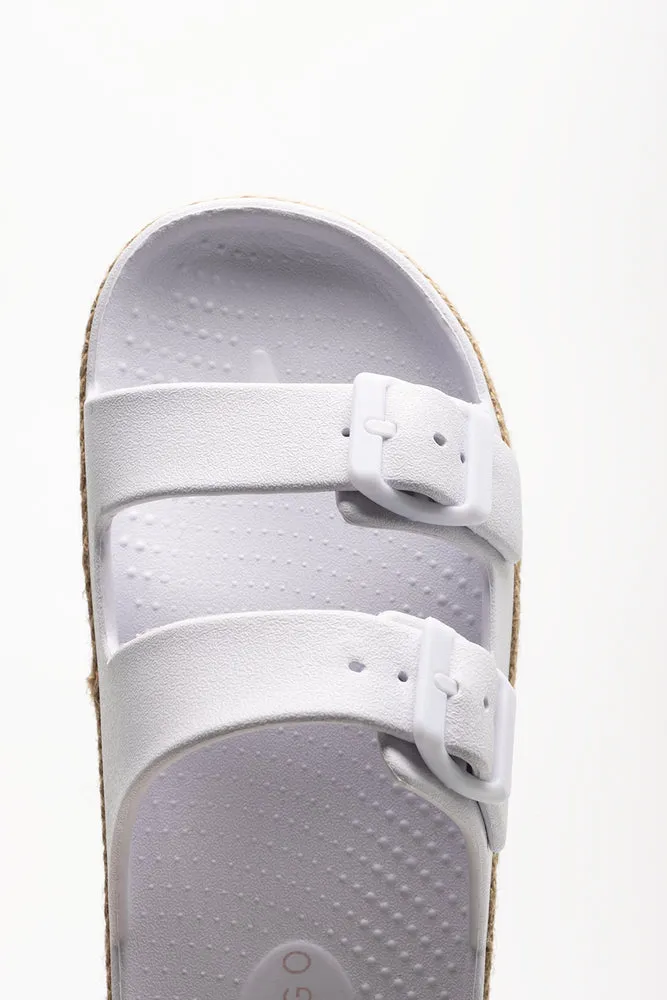 Double Buckle Sandals White sold by Ackermas product image thumbnail 5