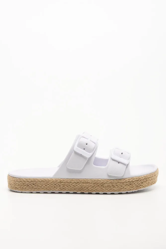 Double Buckle Sandals White sold by Ackermas product image thumbnail 2