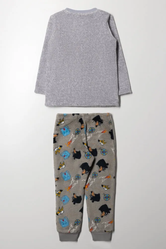 Long Sleeve Pyjama Set Grey sold by Ackermas product image thumbnail 4