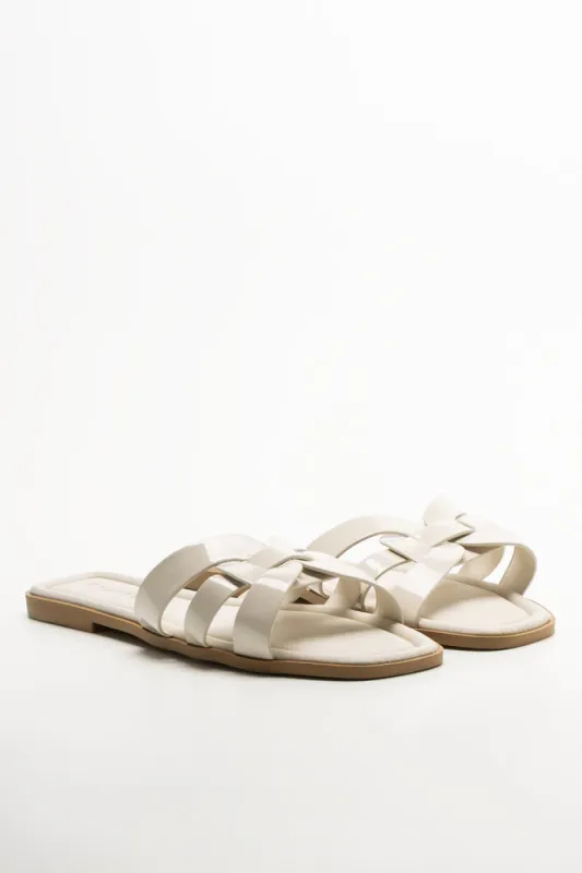 Knot Mule Sandals Natural sold by Ackermas