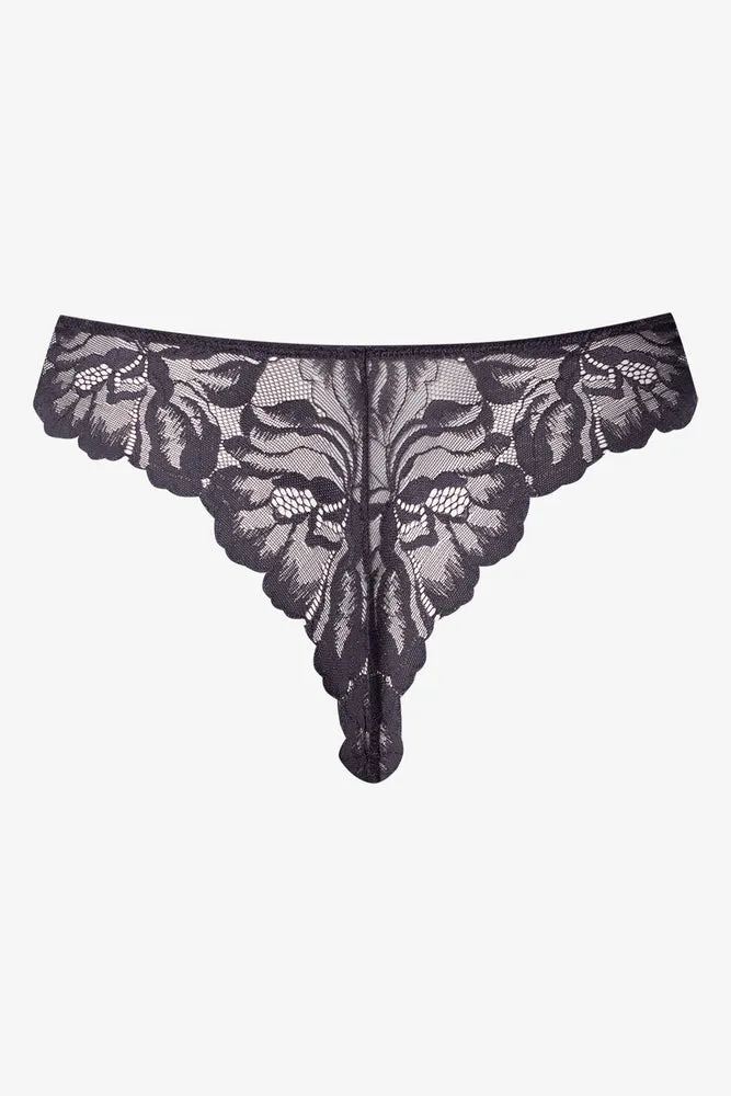 3 Pack Lace Thong Black, Pink And Natural sold by Ackermas product image thumbnail 5